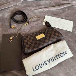 Louis Vuitton Eva Clutch Damier Ebene